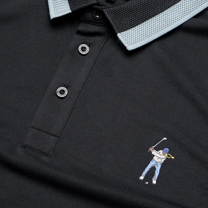 Eastside Golf Follow Through Polo - Black