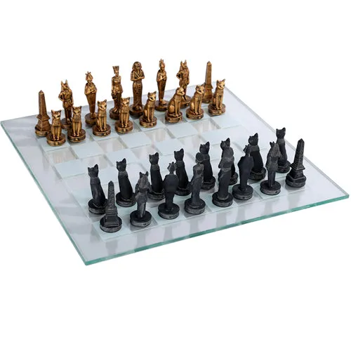 Egyptian Chess Set and Board