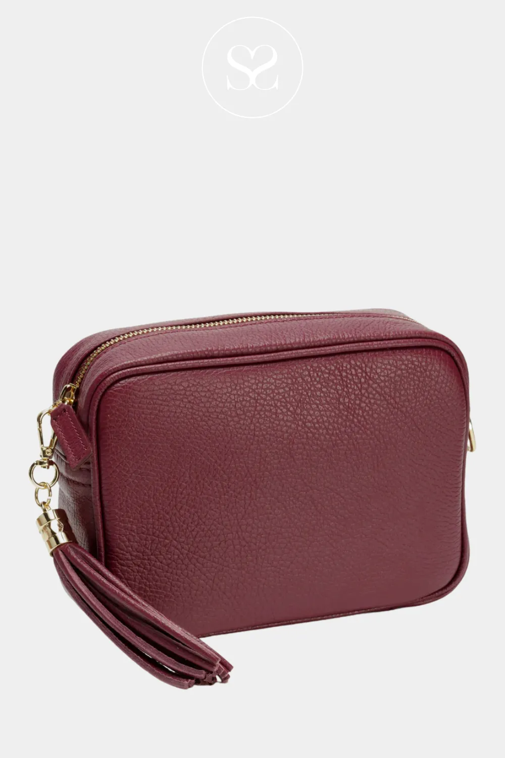 ELIE BEAUMONT - CROSSBODY BAG - WINE