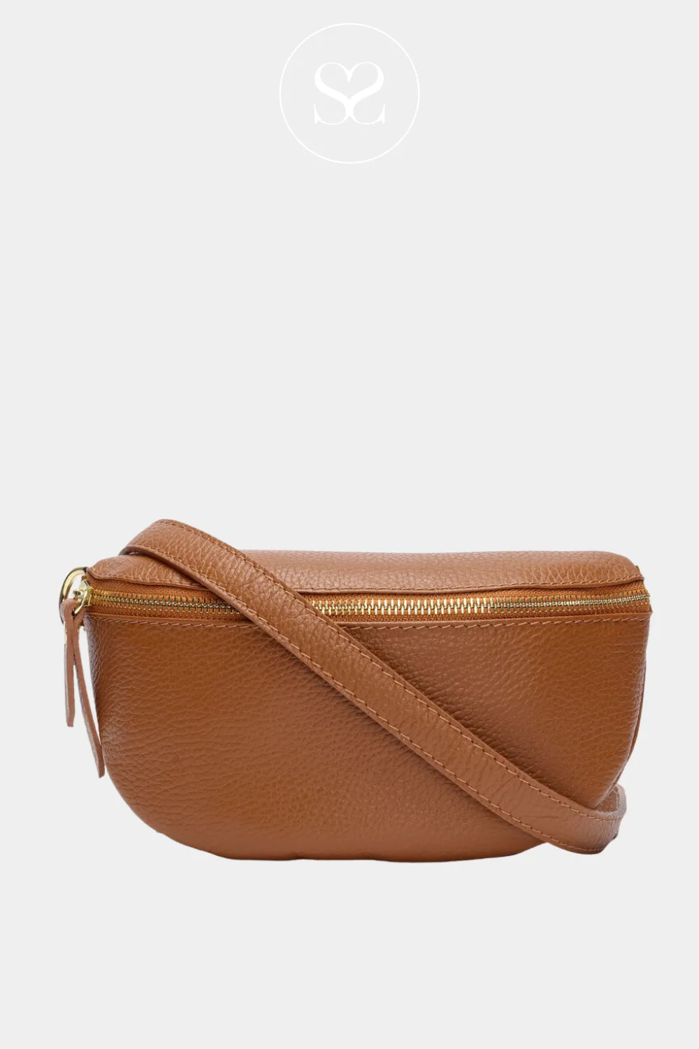 ELIE BEAUMONT - SLING BAG - TAN LEATHER