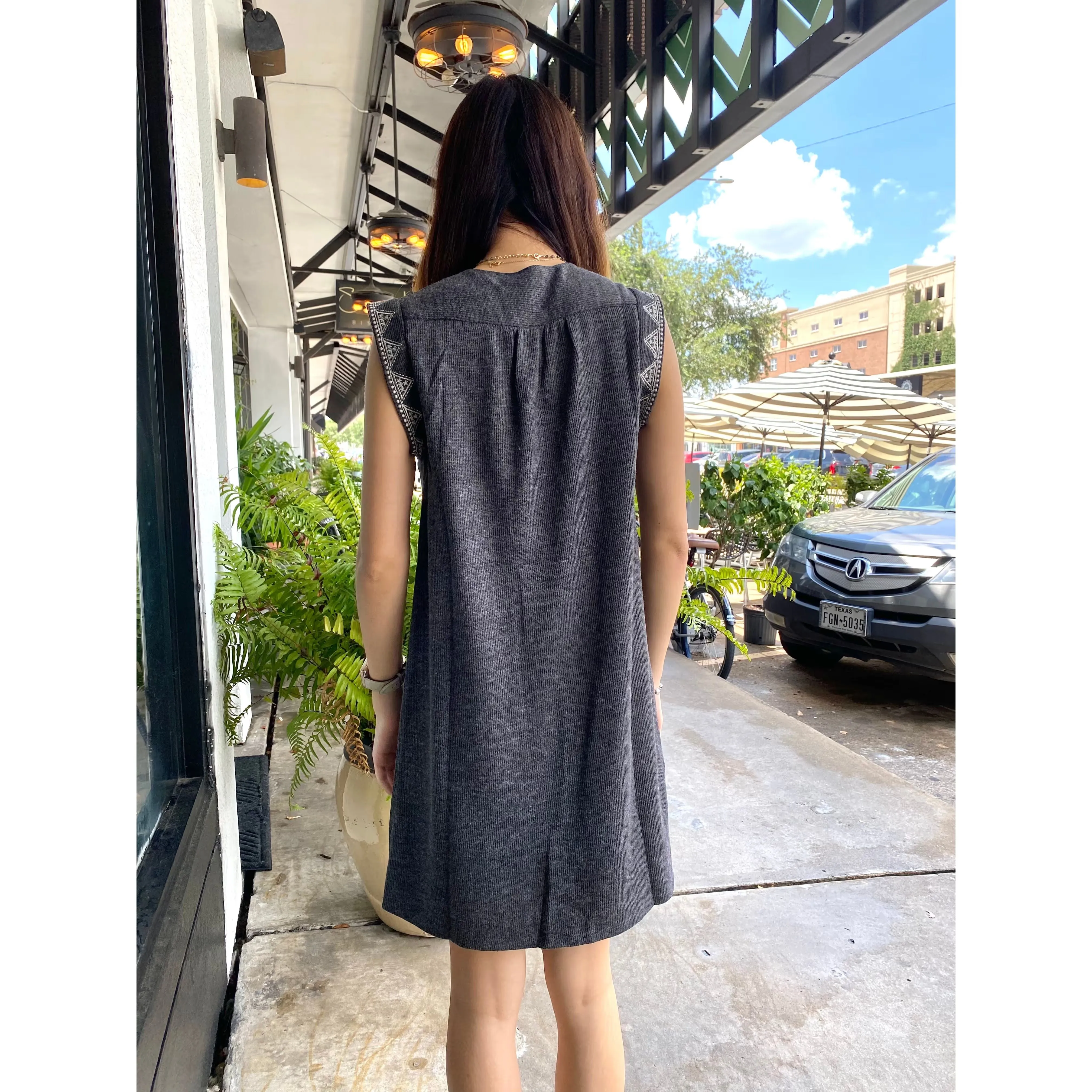 THML Camila Embroidered Knit Dress - SALE