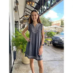 THML Camila Embroidered Knit Dress - SALE