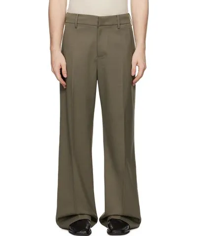 Entire studios Khaki Father Suiting Trousers