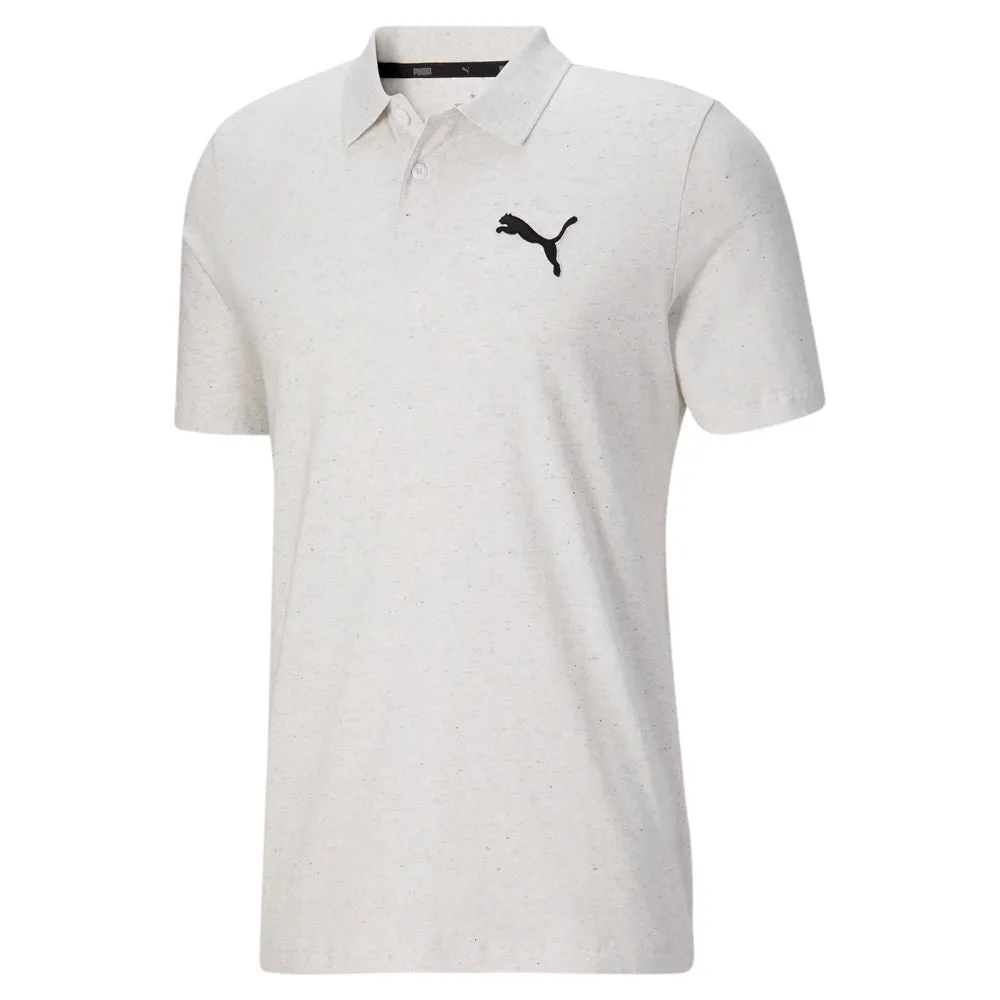 Essentials Heather Short Sleeve Polo Shirt