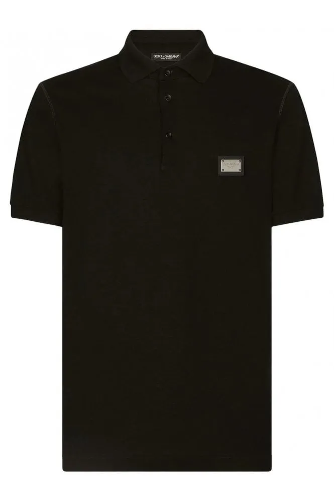 Essentials Plaque Polo Black 