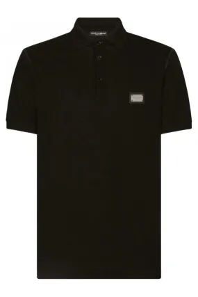 Essentials Plaque Polo Black 