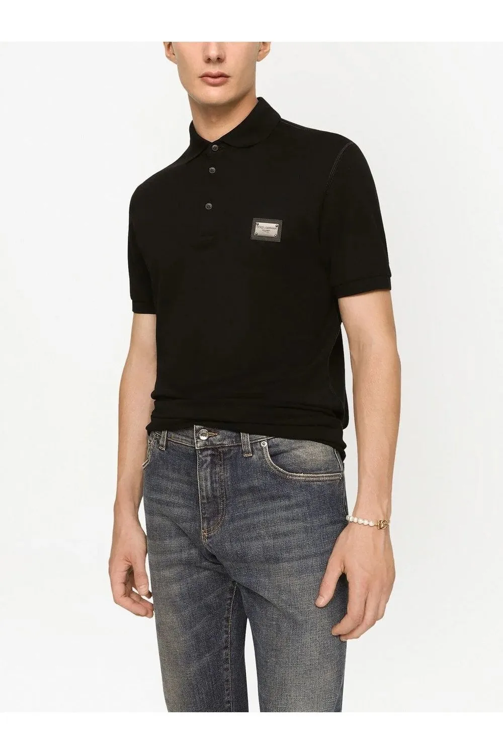 Essentials Plaque Polo Black 