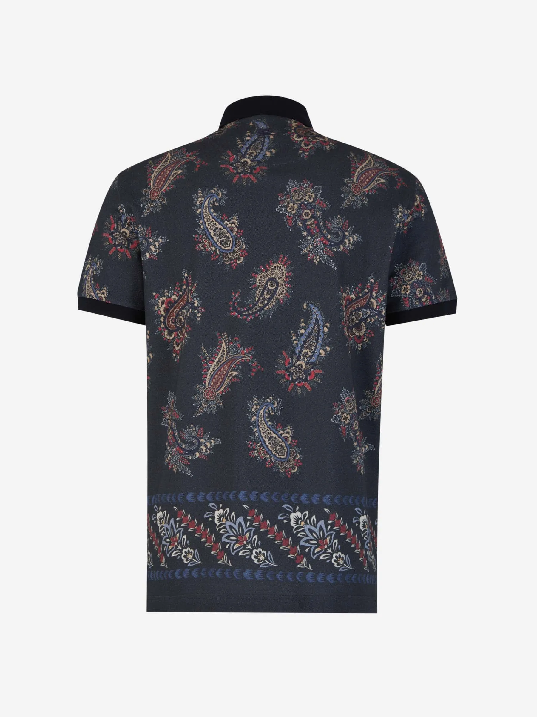 Etro Paisley Motif Polo 