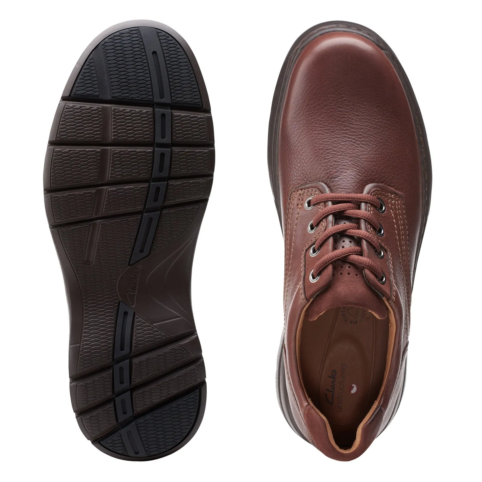 Extra Wide Brown Oxfords for Men by Clarks