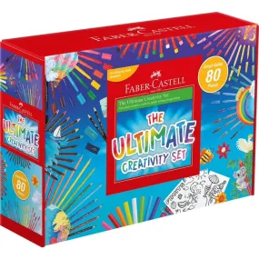 Faber-Castell 80pc Ultimate Creativity Set Book/Pencils/Markers/Pastels/Crayons/Clay