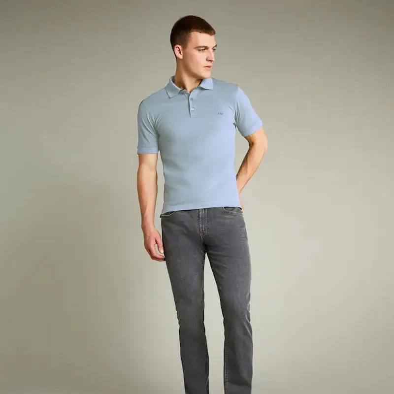 Fay Polo Stretch Azzurro