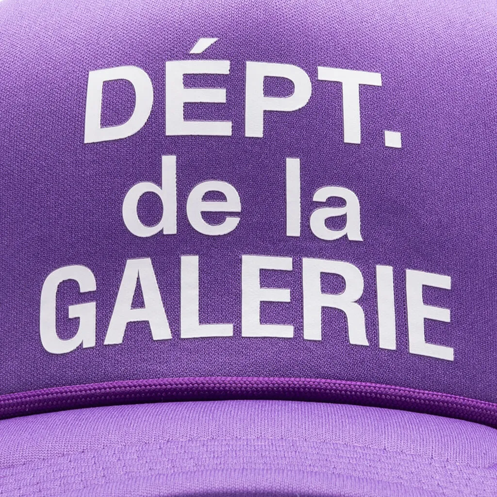 Purple French Logo Trucker Hat