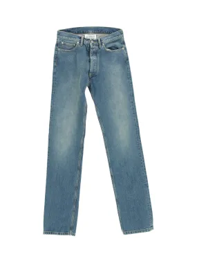 Maison Margiela Straight Leg Jeans with Four-Stitch Detail