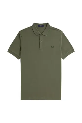 Fred Perry Plain Polo Shirt Laurel/Green