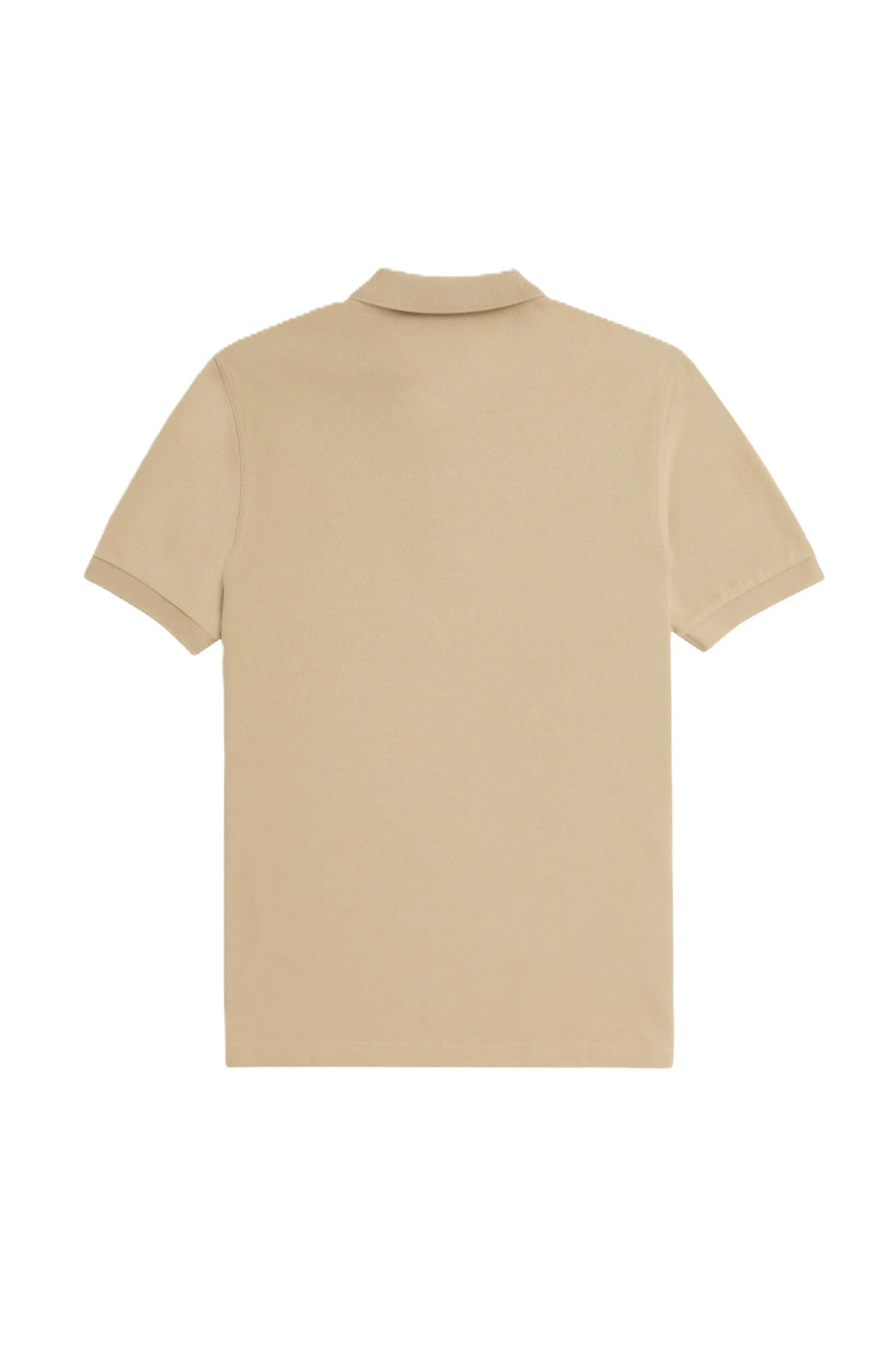 Fred Perry Plain Polo Shirt Stone/Oatmeal