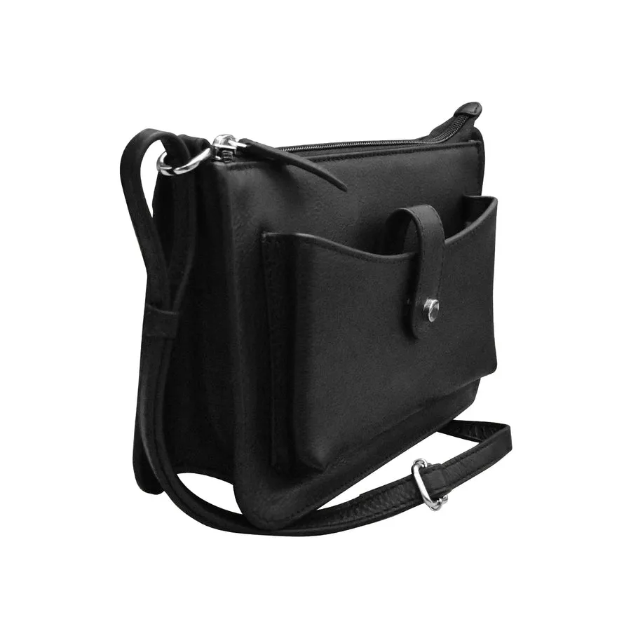 Front Pocket Phone Bag in Black