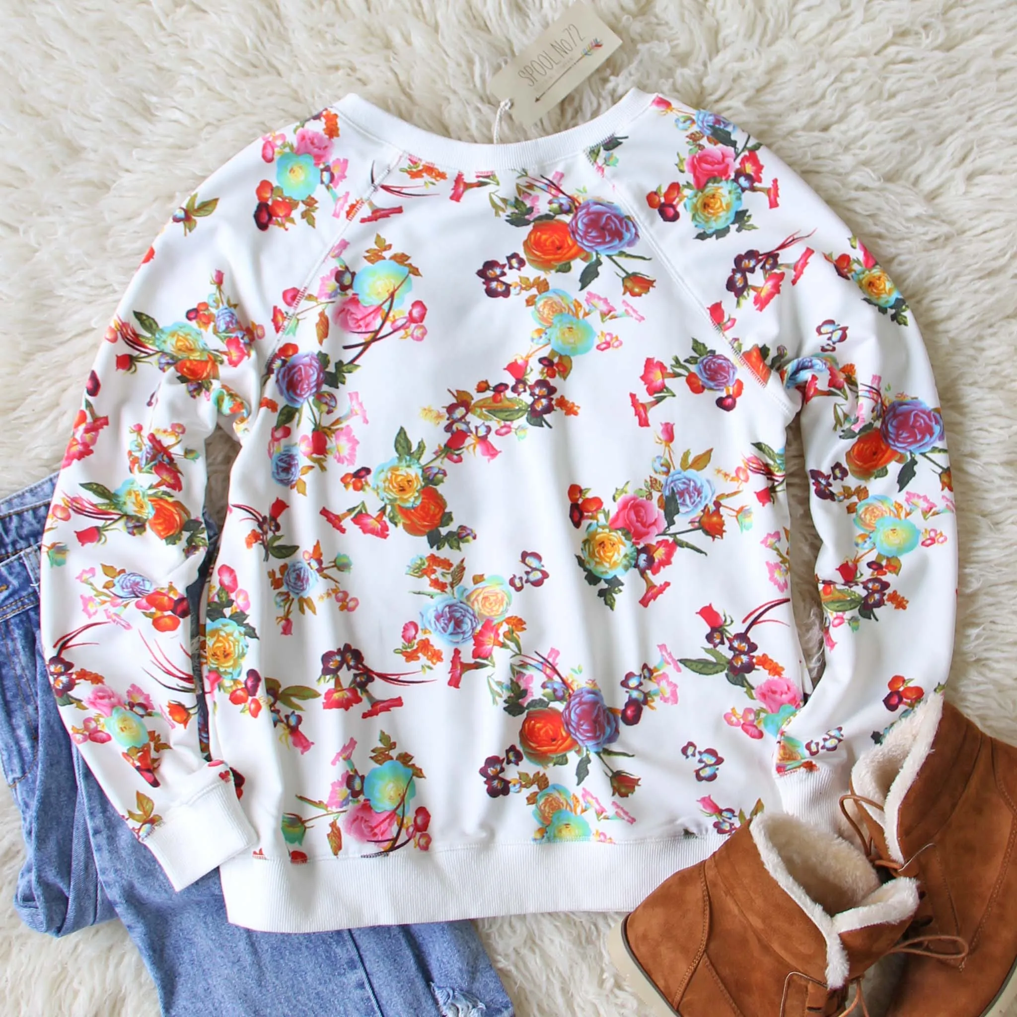 Frosty Rose Sweatshirt