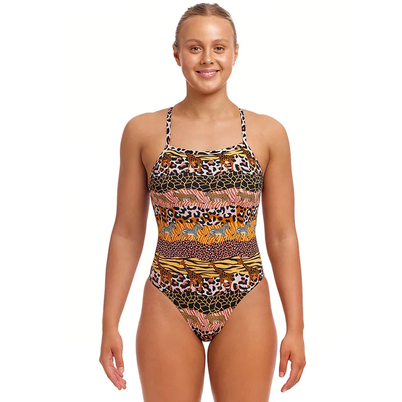 Funkita - Zoo Life - Ladies Eco Tie Me Tight One Piece