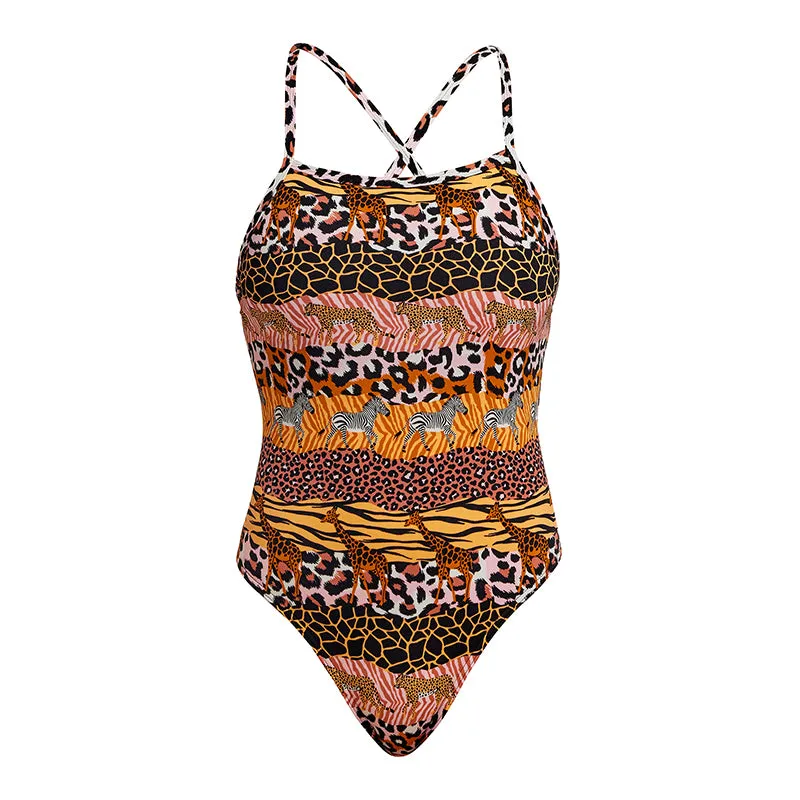 Funkita - Zoo Life - Ladies Eco Tie Me Tight One Piece