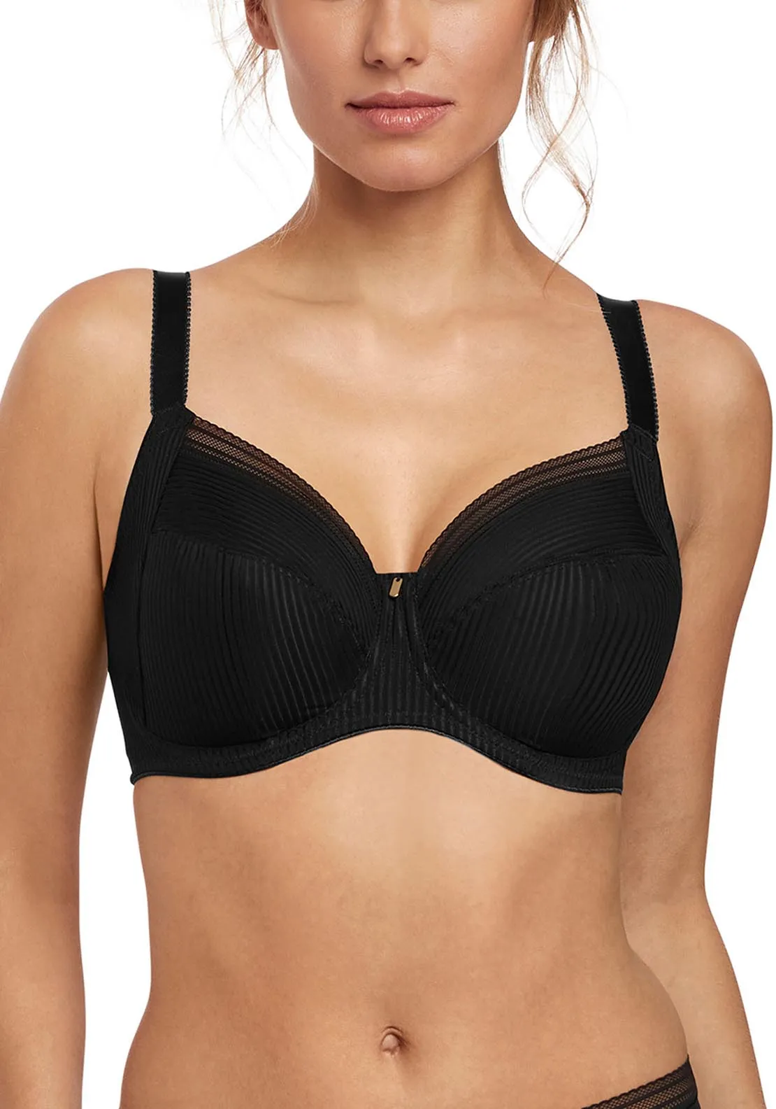 Black Fusion Full Cup Side Support Bra