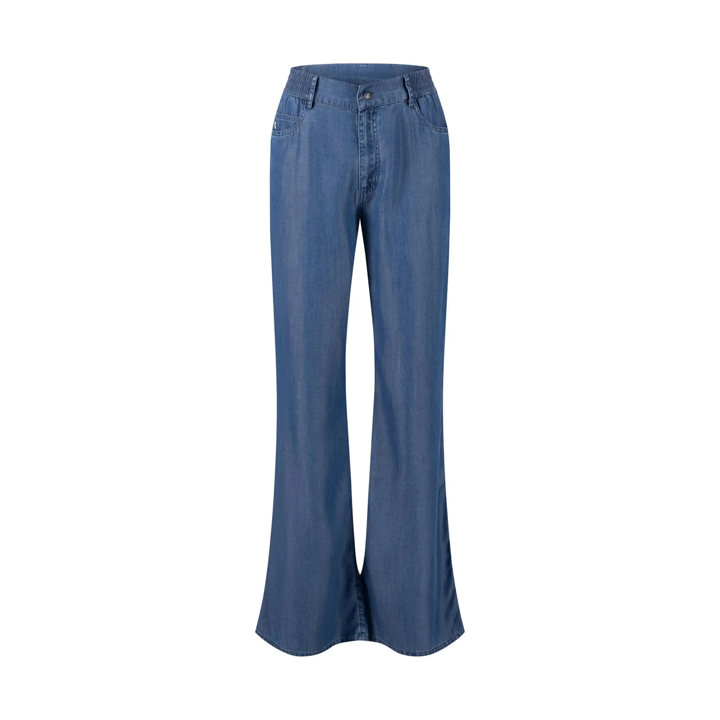 Fynch-Hatton Tencel Trousers Ocean Blue 24024220