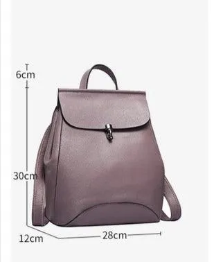 Genuine Leather Women Backpacks Collection