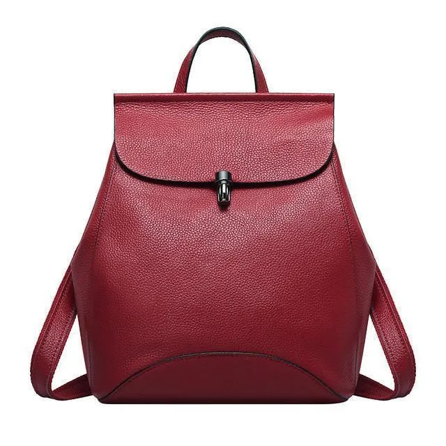 Genuine Leather Women Backpacks Collection