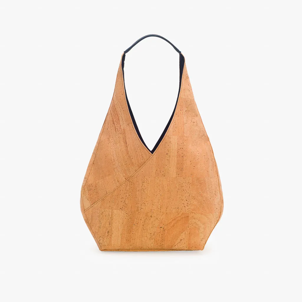 Geometrical Cork Shoulder Bag Natural | Cork Bags