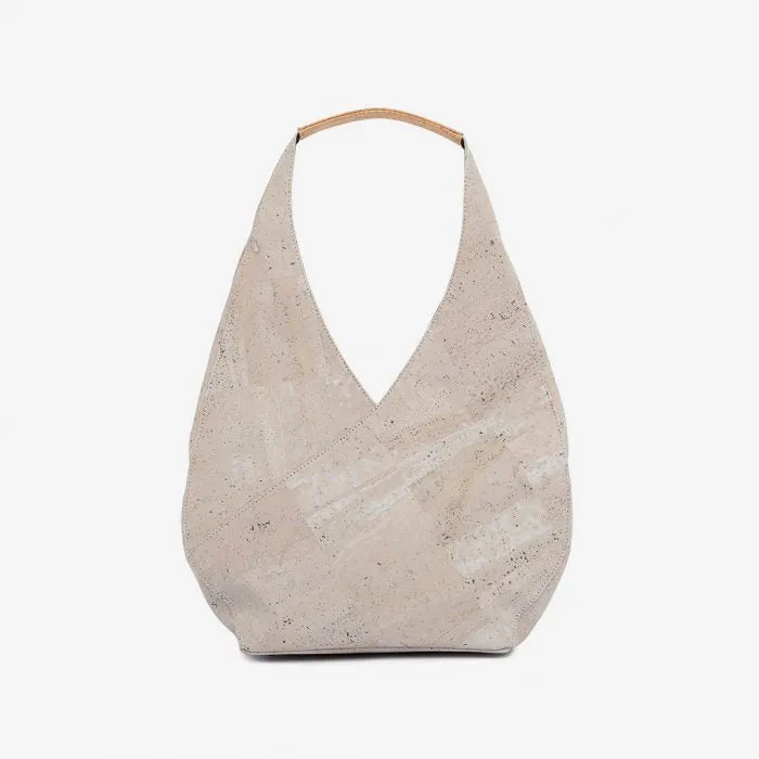 Geometrical Cork Shoulder Bag Natural | Cork Bags