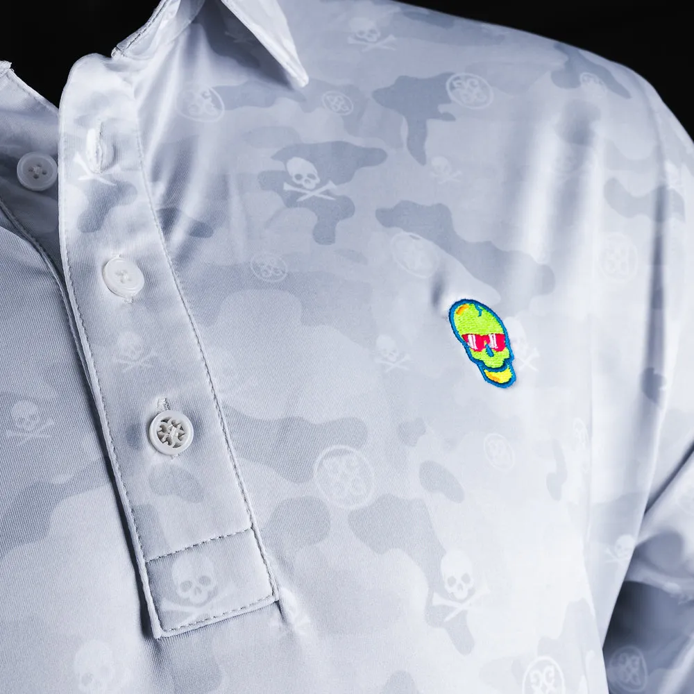 G/FORE Snow Camo Skull Polo