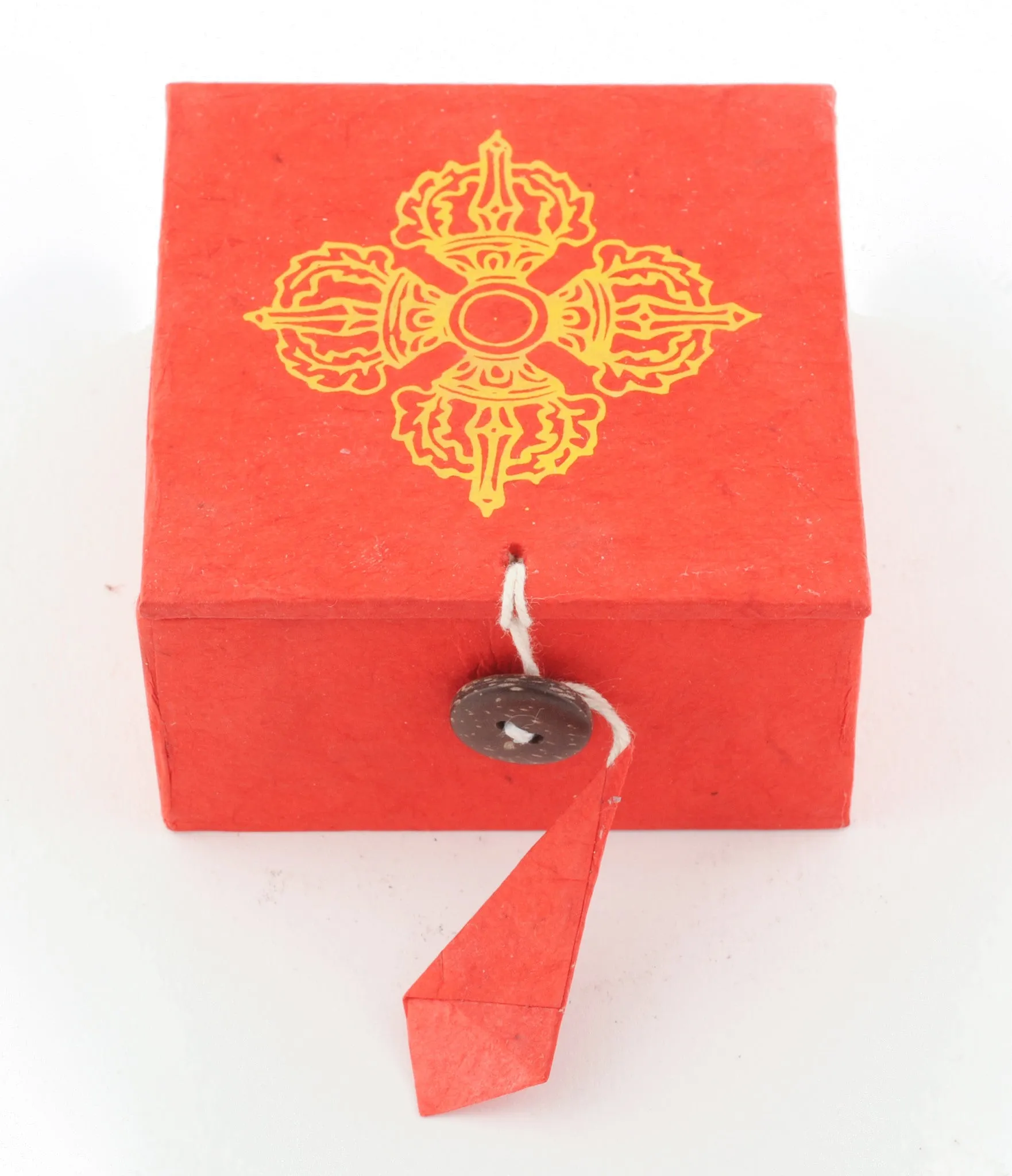 Giftboxed Tingsha Cymbal Set - With Om Mani Padme Hum Characters