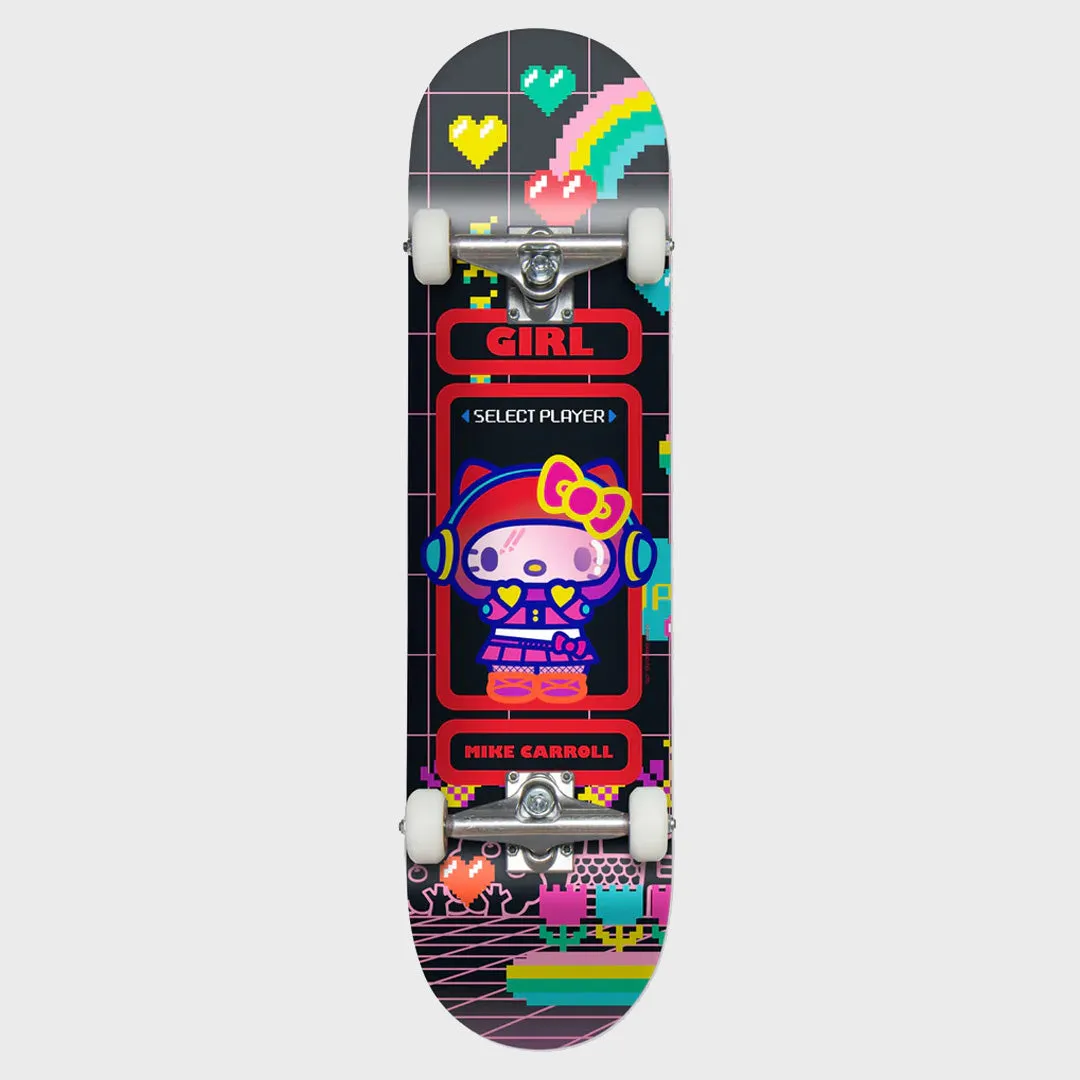 Girl Skateboards - 7.75 Mike Carroll Kawaii Arcade Sanrio Complete Skateboard