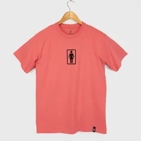 Girl Skateboards - OG Girl Boxed T-Shirt - Coral