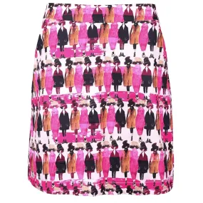 Pink/Black Girls Golf Flory Ladies Day Skort