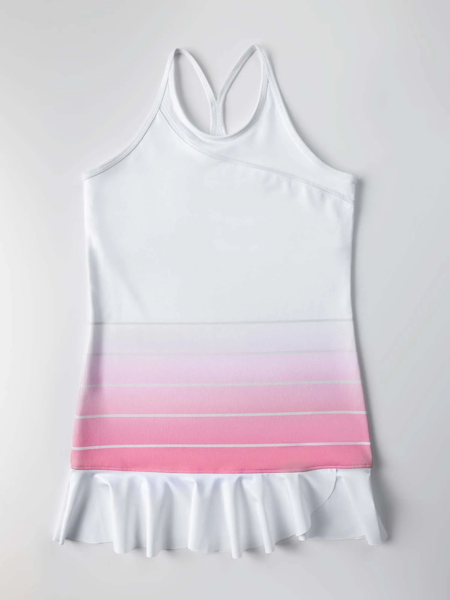 Strappy Flounce Tennis Dress