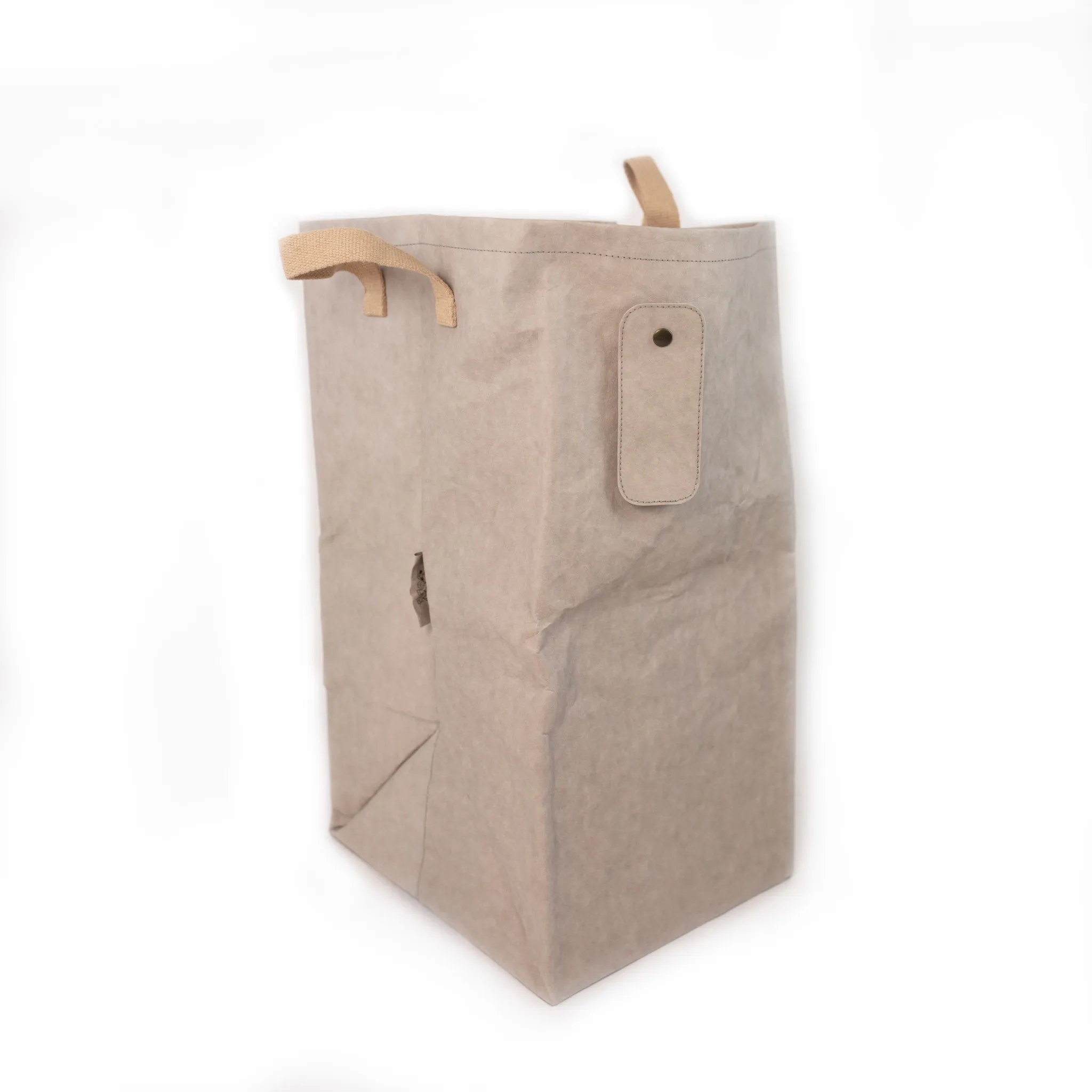 Grey Washable Paper Lapo Laundry Bag