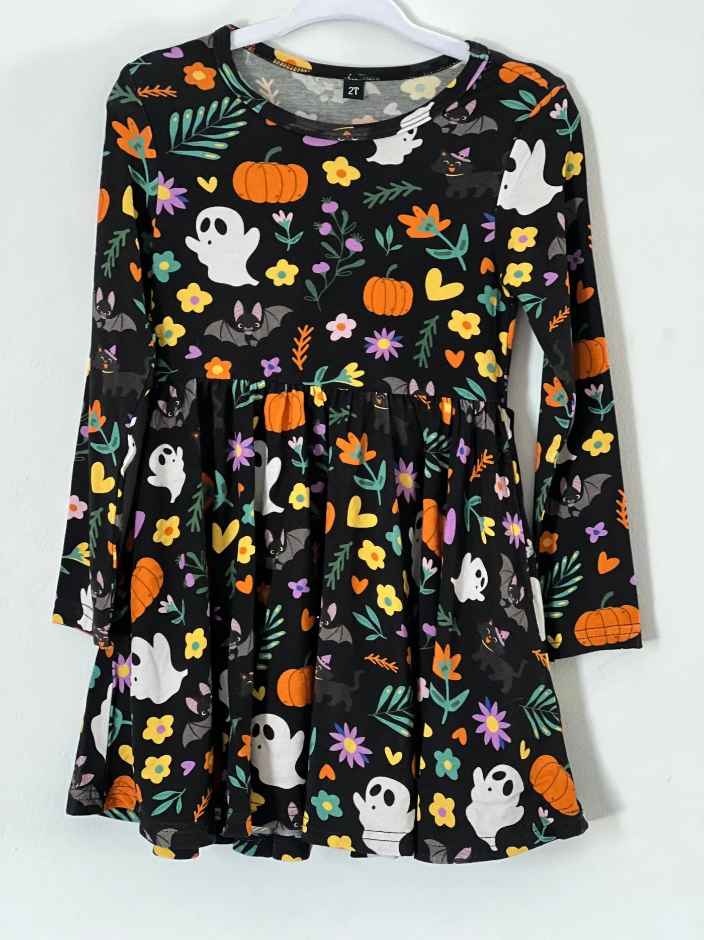 Halloween BOOquet Bamboo Twirl Dress with Pockets *