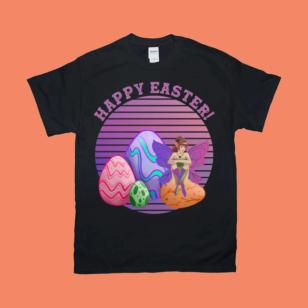 Easter Sunset Fairy Eggs T-Shirts