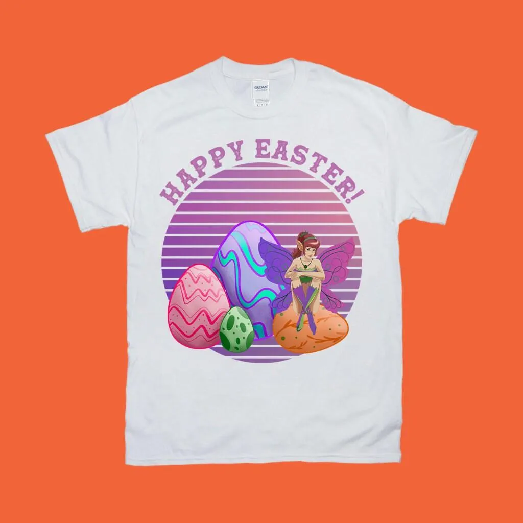 Easter Sunset Fairy Eggs T-Shirts