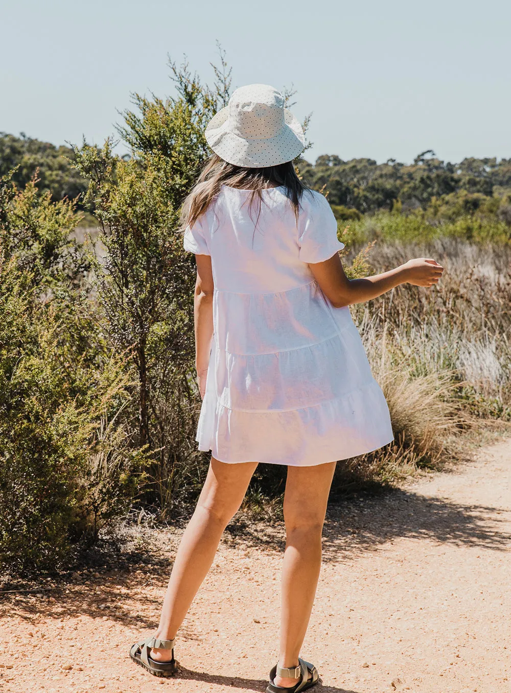 Flowy White Maxi Dress