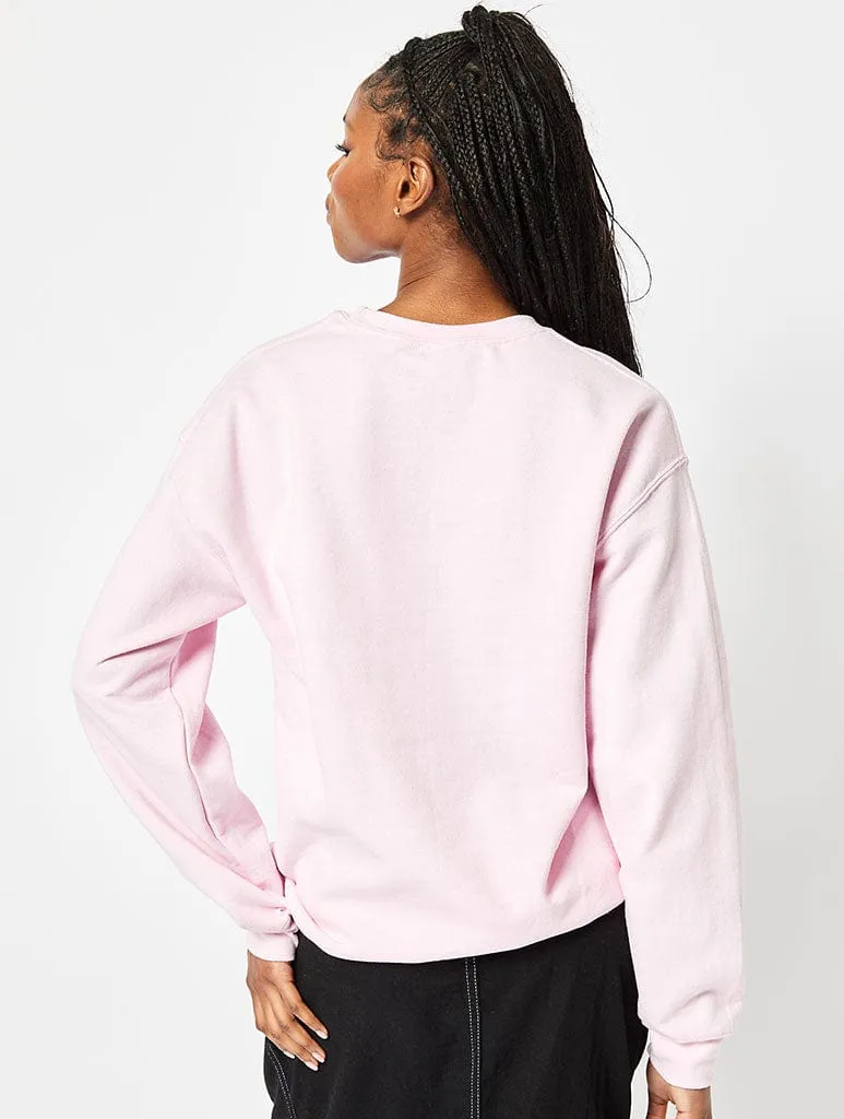 Harry Potter x Skinnydip Hogwarts Sweatshirt In Pink