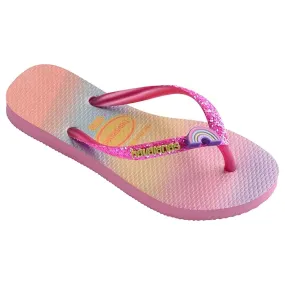 Havaianas Kids Slim Glitter II Flip Flop Sandal (Toddler/Little Kid/Big Kid)