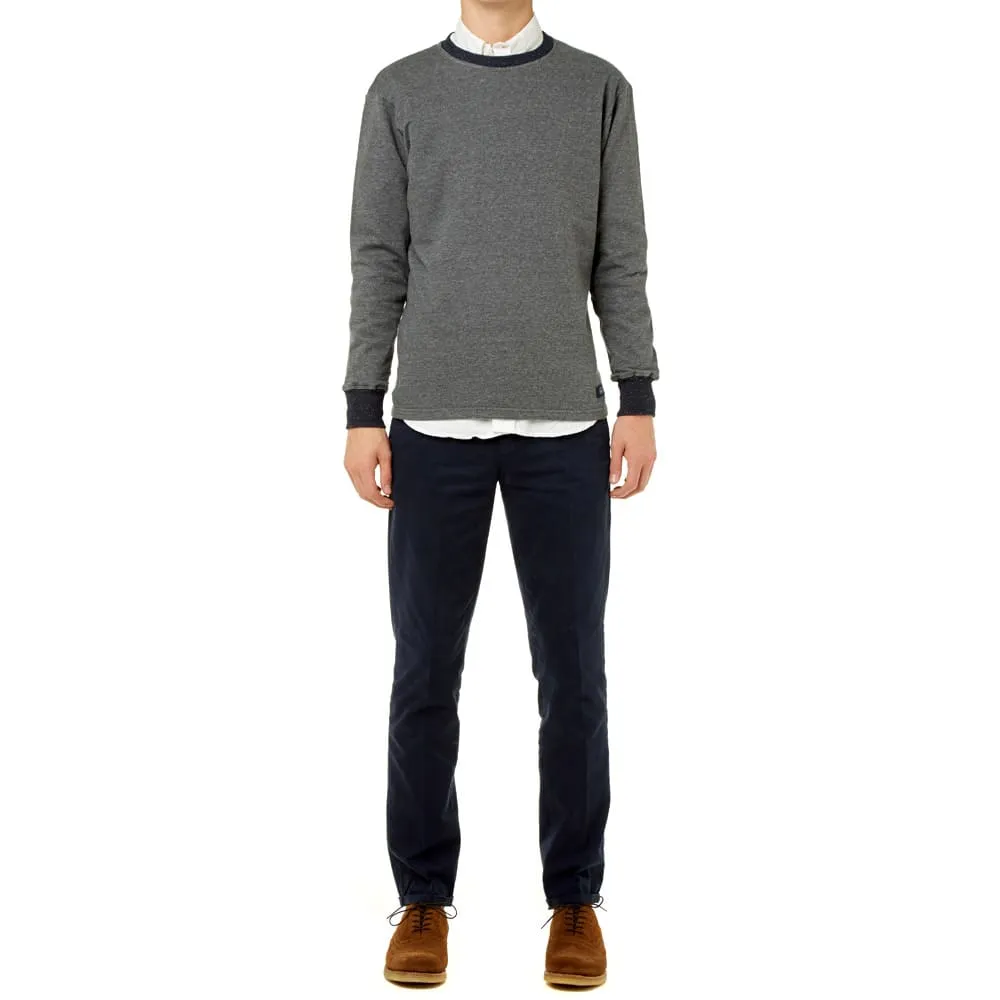 Bleu de Paname Heather Knit SweatGrey