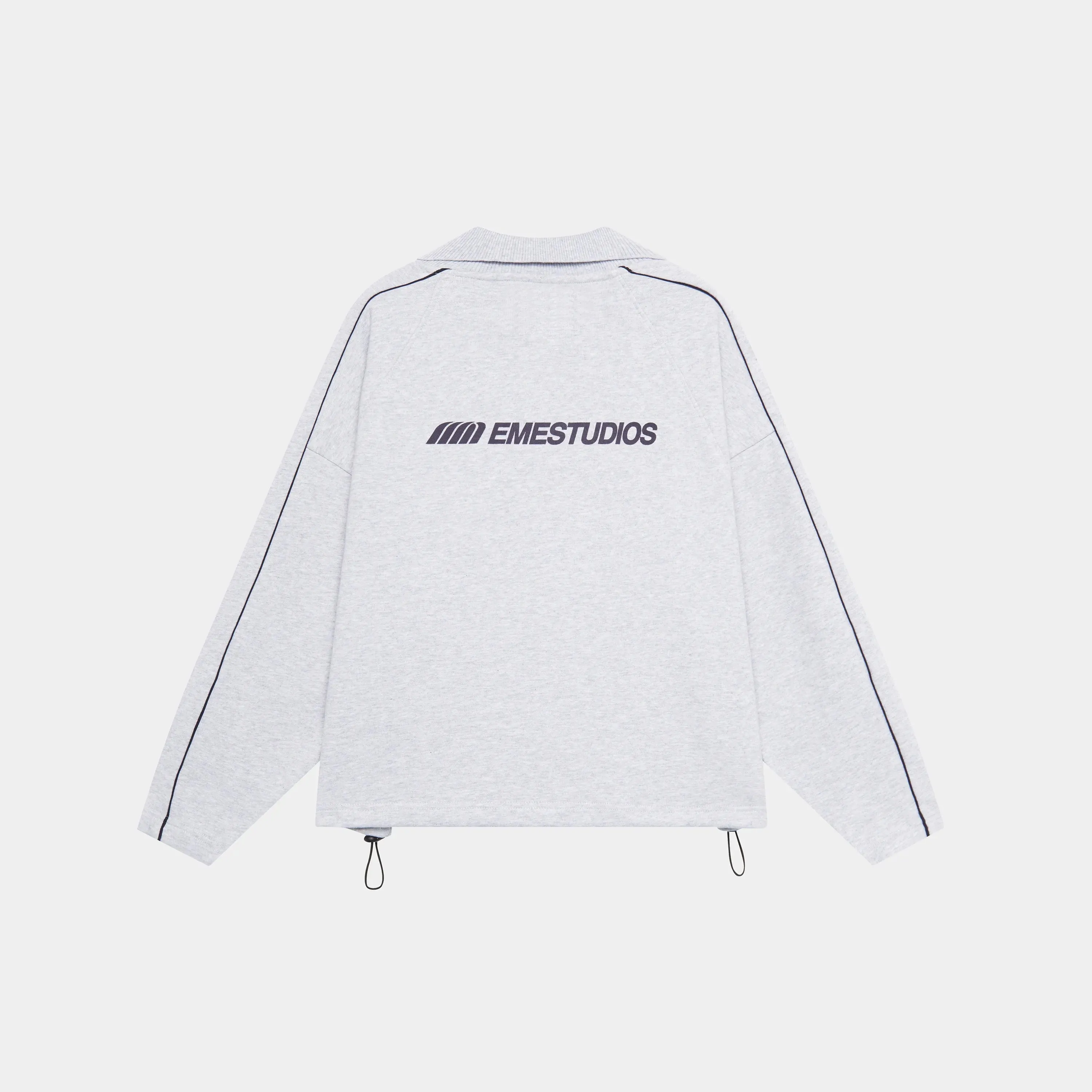 Hectic Heather Grey Polo Sweatshirt