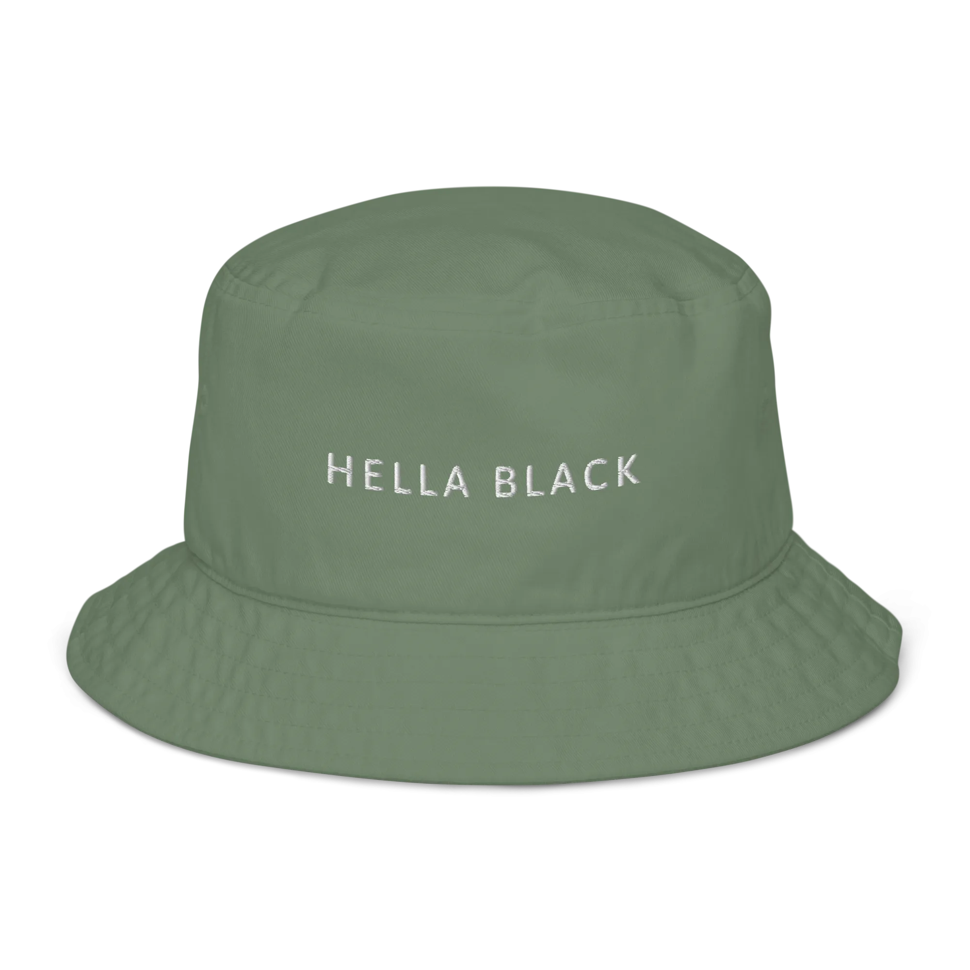 Hella Black Organic Bucket Hat