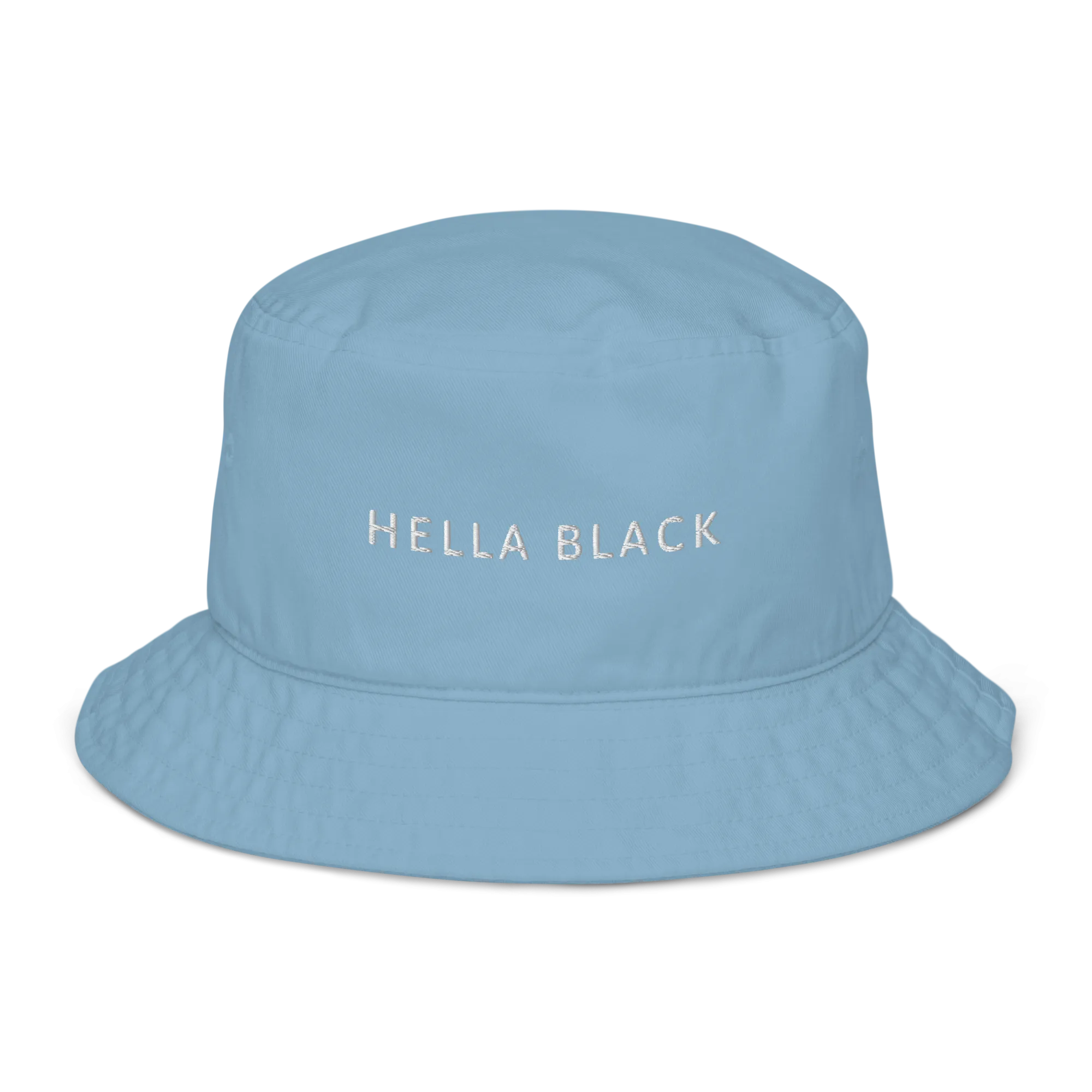 Hella Black Organic Bucket Hat