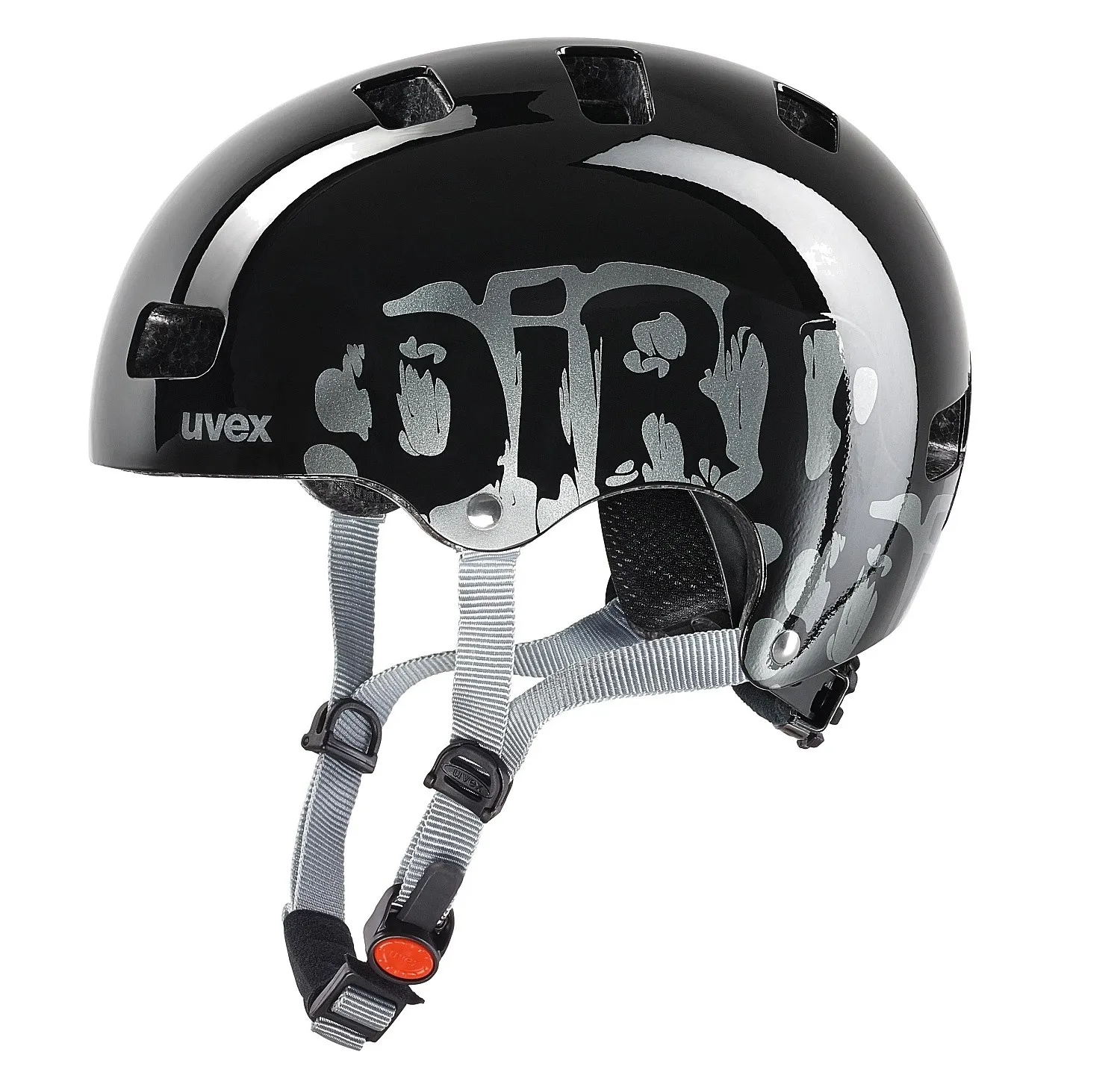 helmet Uvex Kid 3 - Dirtbike Black - unisex junior