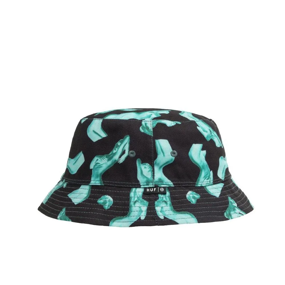 Her Reversible Bucket Hat  - Black