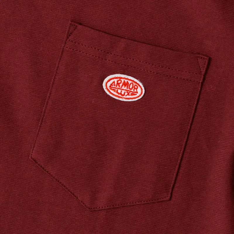 Heritage Logo Pocket T-Shirt - Deep Paprika