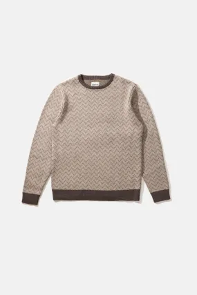 Herringbone Knit Brown